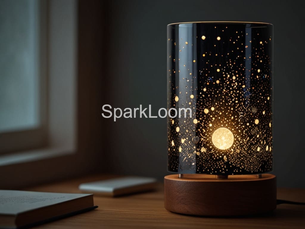 Cosmic Dust Table Lamp